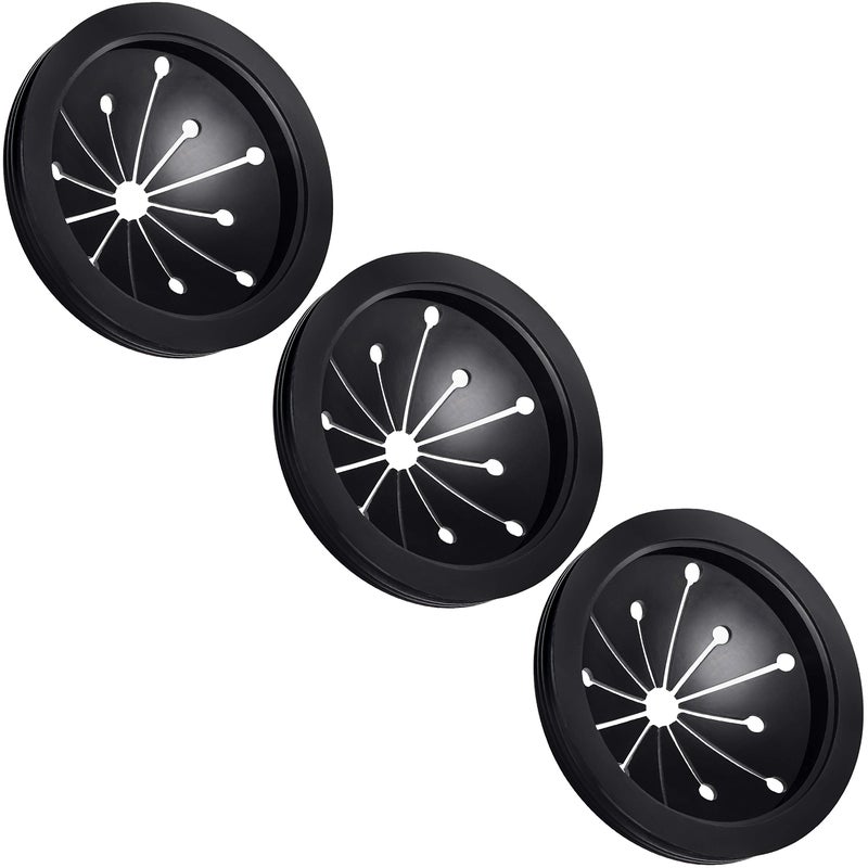 Topspeeder 3 Pcs Garbage Disposal Splash Guards Sink Baffle Disposal Replacement Multi-function Drain Plugs food Waste Disposer Accessories for Whirlaway, Waste King and GE Models (3.1inch) - Image 1